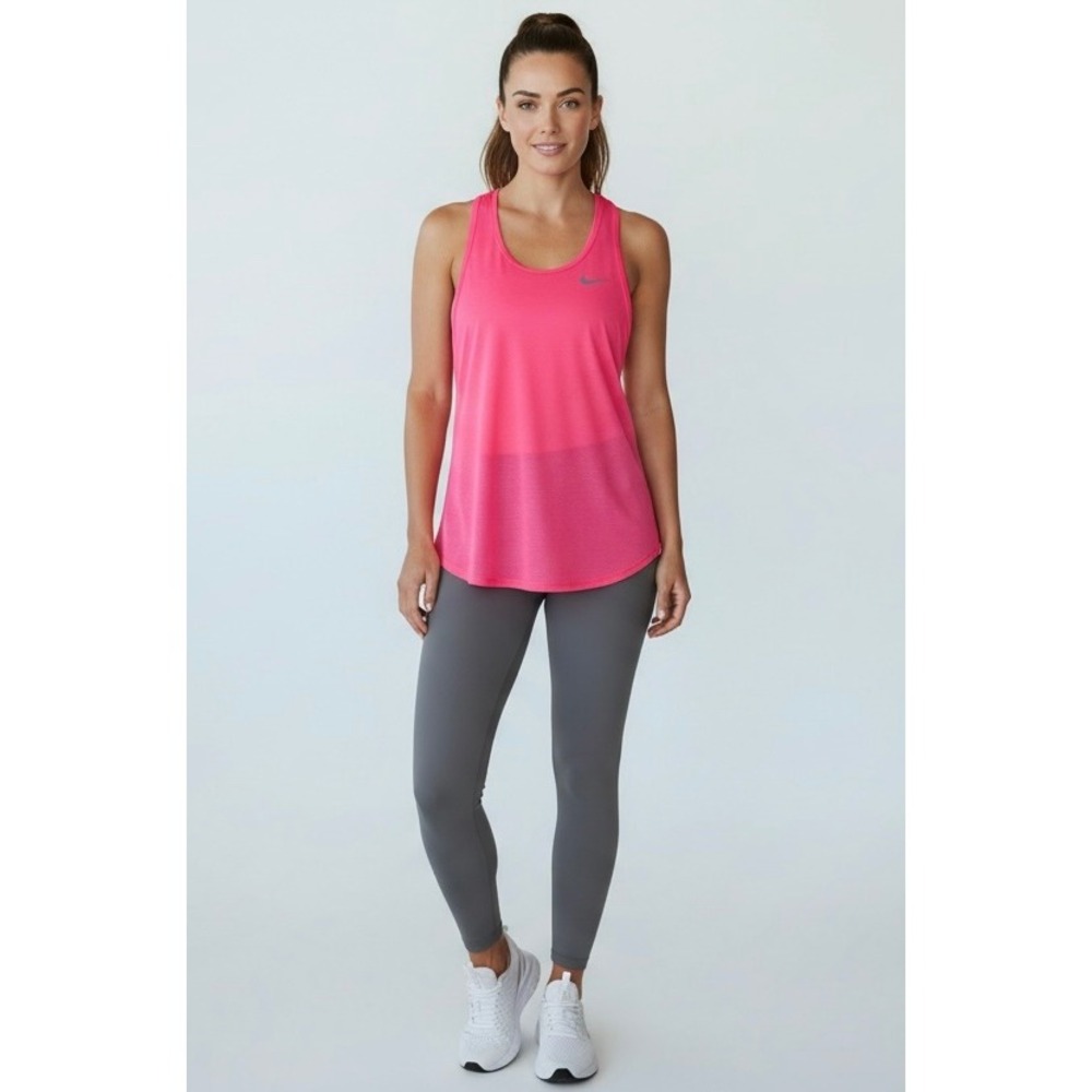 Nike Dri-FIT Bright Pink Small Racerback Tank Top Womens